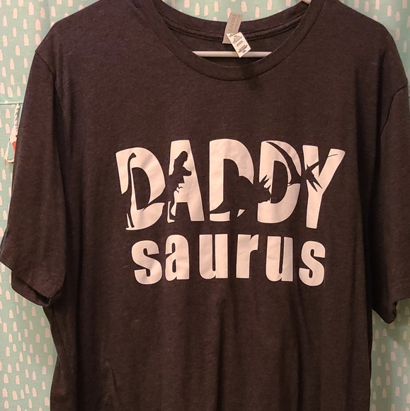 Mama-saurus & Daddy-saurus tshirts - Picture 2 of 2